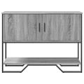 vidaXL Konzolový stolík sivý sonoma 100x35x74,5 cm kompozitné drevo