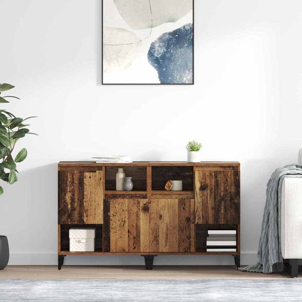 vidaXL Komody 2 pcs Staré drevo 60 x 35 x 70 cm Kompozitné drevo