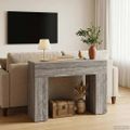 vidaXL Konferenčný stolík Sivá sonoma 102 x 35 x 75 cm