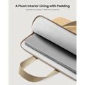 TOMTOC DUAL Sleeve for MacBook 13,5", cookie/gold
