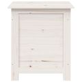 vidaXL Vonkajší box na vankúše biely 50x50x56 cm jedľový masív