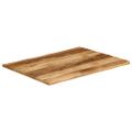 vidaXL Stolová doska živá hrana 90x80x3,8 cm masívny surový mangovník