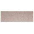 vidaXL Schodové rohože 30 ks 65x21x4 cm taupe s obdĺžnikovým okrajom