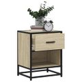 vidaXL Nočné stolíky 2 ks dub sonoma 40x31x50 cm kompozitné drevo