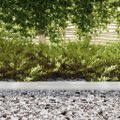 vidaXL Obrubník trávnika 4 ks 450 x 10 cm Nerezová oceľ Strieborná