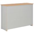 vidaXL Komoda sivá 112x35x81 cm