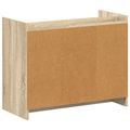 vidaXL Skriňa na topánky Dub sonoma 85 x 39,5 x 70 cm Kompozitné drevo