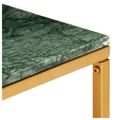vidaXL Konferenčný stolík zelený 60x60x35 cm pravý kameň s mramorovou textúrou