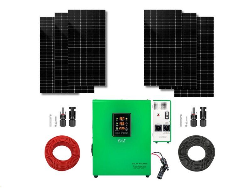 Sada pre solárny ohrev vody VOLT 3000 GREEN BOOST 2730Wp 6x PV TRINA Solar