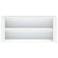 vidaXL Regál na topánky biely 100x35x45 cm spracované drevo