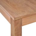 vidaXL Konferenčný stolík z teakového dreva prírodný vrch 60x60x40 cm