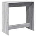 vidaXL Barový stôl sivý sonoma 102x50x103,5 cm kompozitné drevo