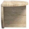 vidaXL Stenná polica Nástenná montáž Sonoma dub 38 x 19 x 19 cm