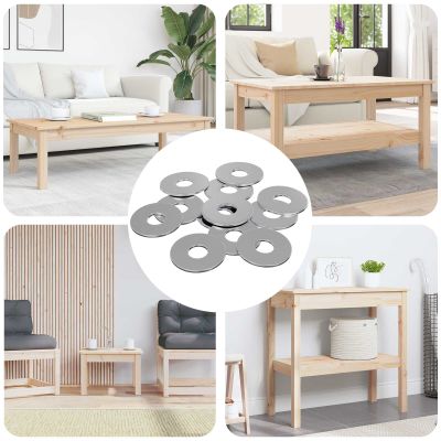 vidaXL Podložky 9000 pcs Strieborná Železo