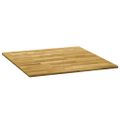 vidaXL Stolová doska dubové drevo štvorcová 23 mm 80x80 cm