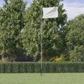 vidaXL Sekčný stožiar na vlajku strieborný 6,08 m hliník