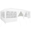 vidaXL Párty stan Biela 800 x 400 x 266 cm Polyetylén