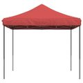 vidaXL Skladací pop-up párty stan burgundský 292x292x315 cm