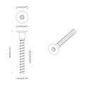vidaXL Skrutka 5143 ks Zinkovaný 5 x 40 mm Železo