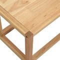 vidaXL Stojany na uteráky 60x20x20 cm masívny orech
