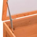 vidaXL Skleník, drevo 180x57x62 cm