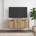 vidaXL Nástenná TV skrinka 78,5 x 41 x 30 cm Dub artisan