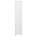 vidaXL Romdivider Panel Biela 106 x 165 cm MDF