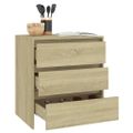 vidaXL Komoda dub sonoma 70x41x75 cm spracované drevo