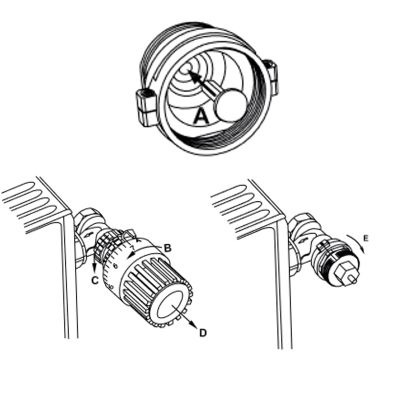 Homematic IP Adaptér ventilu Oventrop - 76029A1B