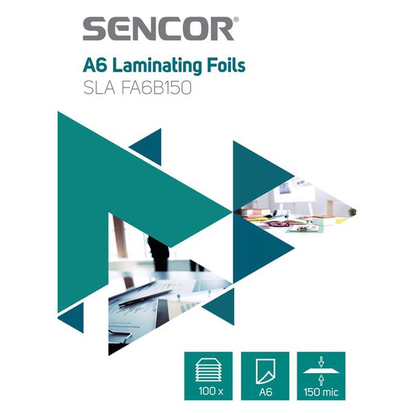 Fólie laminovacie SENCOR SLA FA6B150 A6 150mic 100ks