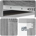 vidaXL Nástenný bočný stôl 87,5 x 34,5 x 17 cm Kompozitné drevo