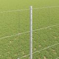 vidaXL Vonkajšie divoké oplotenie s posteľami 25 x 1,4 m Strieborná