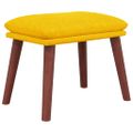vidaXL Podnožka horčicová žltá 45x29,5x35 cm látková