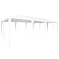 vidaXL Párty stan Biela 800 x 400 x 266 cm Polyetylén a oceľ