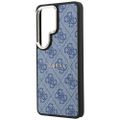 Puzdro Guess 4G Embossed Ring MagSafe pre Samsung Galaxy S26 Ultra modré