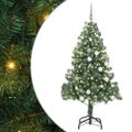 vidaXL Vianočný stromček Zelená 180 cm PVC