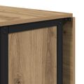 vidaXL Skladací jedálenský stôl s kolieskami 130 x 80 x 76,5 cm