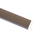 vidaXL Schodové lišty v tvare L 5 ks, hliník 90 cm, hnedé
