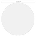 vidaXL Chránič na stôl priehľadný Ø 60 cm 1,6 mm PVC