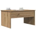 vidaXL Konferenčný stolík dub artisan 80x50,5x41,5 cm kompozitné drevo