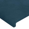 vidaXL Čelo postele so záhybmi tmavohnedé 83x23x118/128 cm zamat