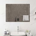 vidaXL LED kúpeľňové zrkadlo 80x60 cm