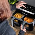 TESLA AirCook DualZone Q460 XXL - multifunkčná duálna digitálna horúcovzdušná fritéza