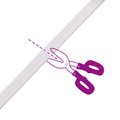 vidaXL Samolepiaca penová páska Biela 10mm x 10m CR Pena