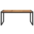vidaXL Záhradný stôl s nohami v tvare U 180x90x75 cm akáciový masív