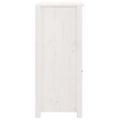 vidaXL Komody 2 ks biele 40x35x80 cm borovicový masív