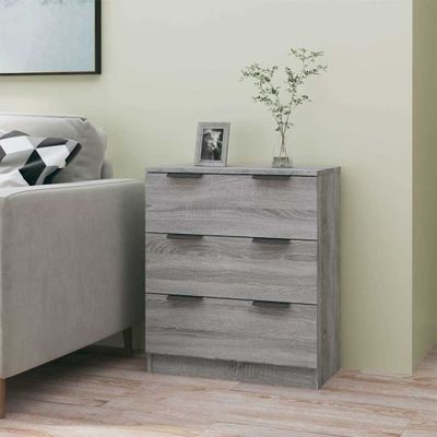 vidaXL Komoda sivý dub sonoma 60x30x70 cm spracované drevo