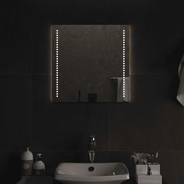 vidaXL LED kúpeľňové zrkadlo 50x50 cm