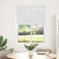 vidaXL plisovaná roleta biela 85x100 cm šírka látky 84,4 cm