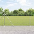 vidaXL Zvarené drôtené pletivo s betónovým základom 25 x 1,4 m